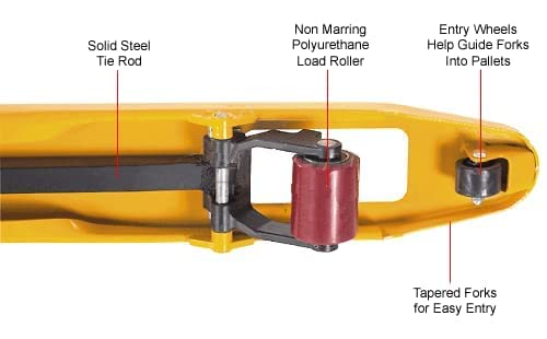 Global Industrial Pallet Jack, 5500-Lb. Capacity Pallet Truck - 27" W x 48" L Forks